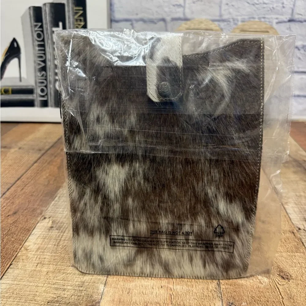 Myra Bag Fur Tablet Sleeve MYRA ~ LEATHER ~ HAIR-ON-HIDE ~ IPAD ~ SLEEVE